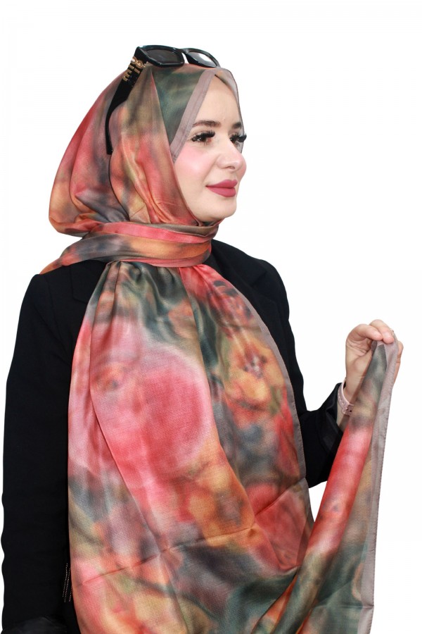 Özel Seri Zer Organik Pamuk Şal 5135-12