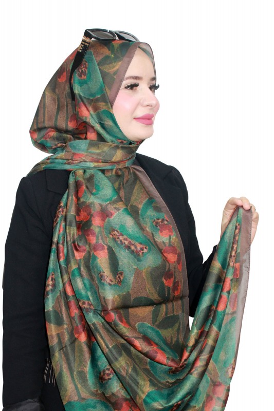 Özel Seri Zer Organik Pamuk Şal 5135-4