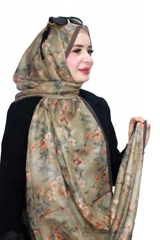 Özel Seri Zer Organik Pamuk Şal 5135-5