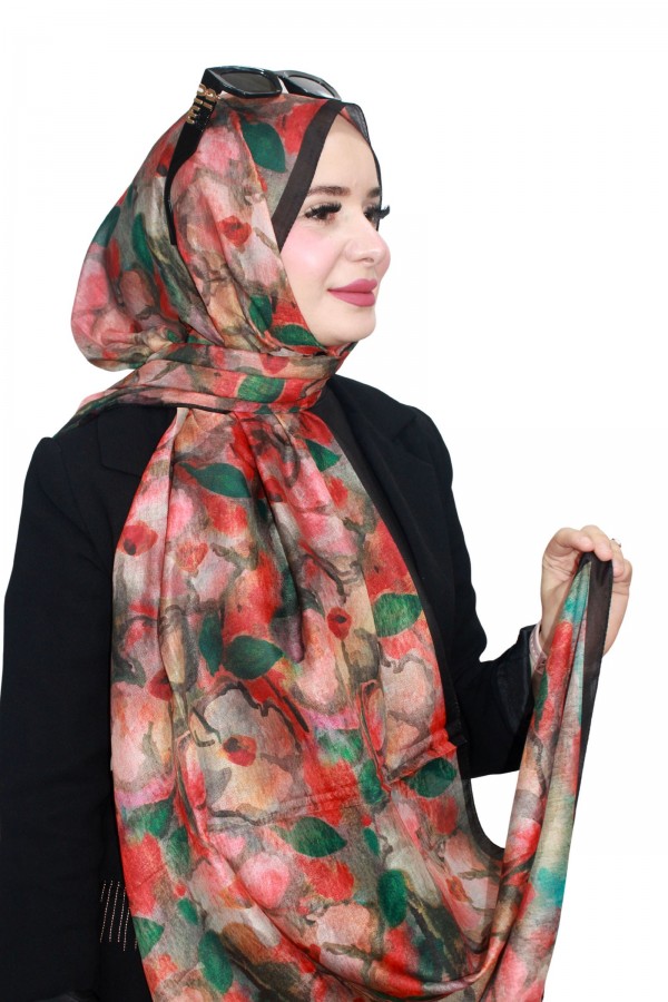 Özel Seri Zer Organik Pamuk Şal 5135-6