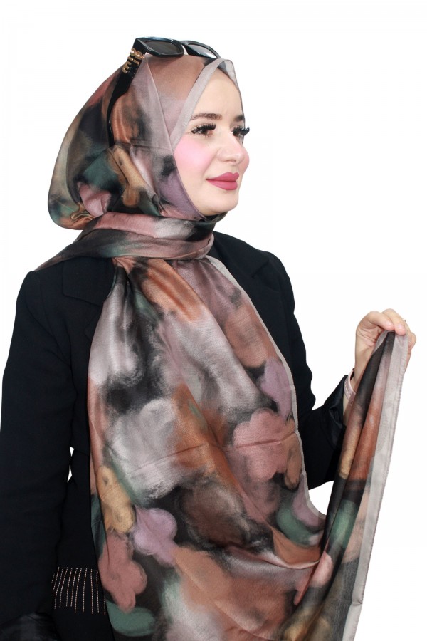 Zer Organik Pamuk Şal 5136-2