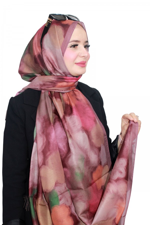 Zer Organik Pamuk Şal 5136-3