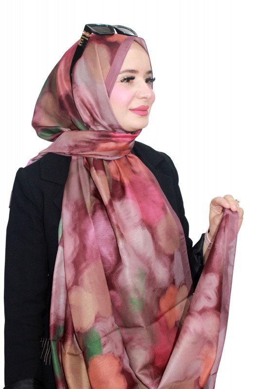 Zer Organik Pamuk Şal 5136-3