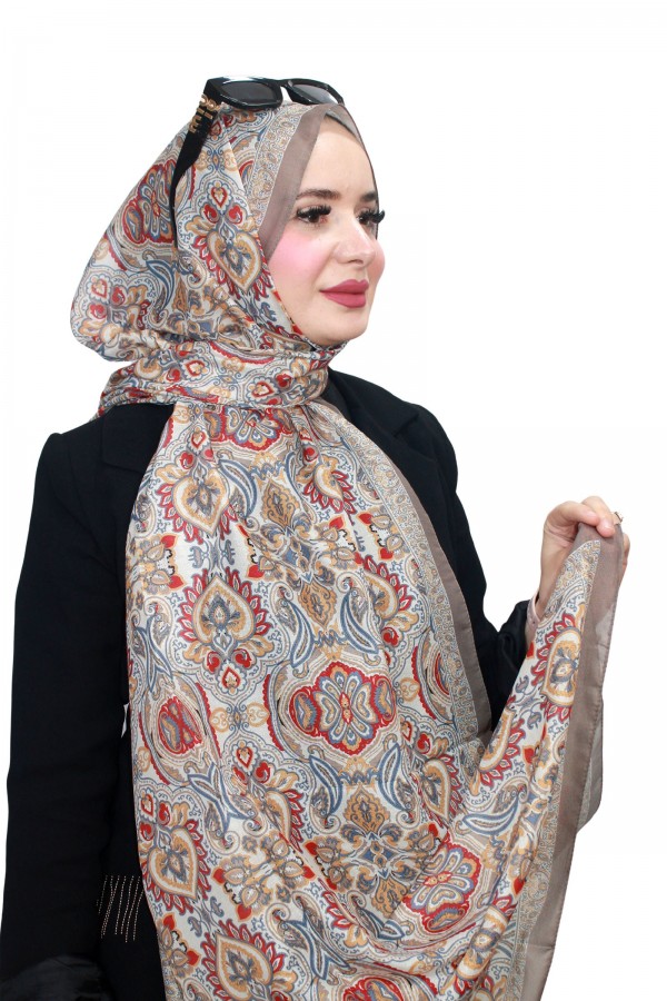 Zer Organik Pamuk Şal 5137-7