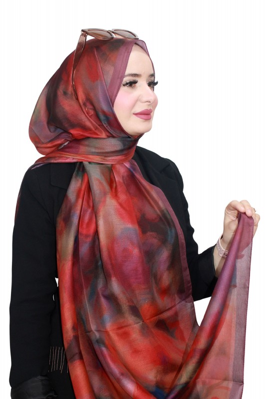 Zer Organik Pamuk Şal 5139-8