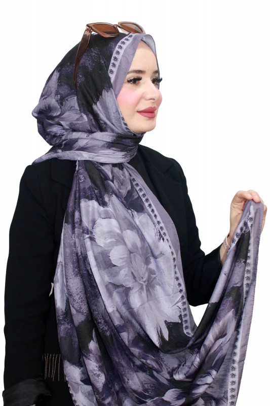 Mira İpek Bambu Crash Şal 5140-3
