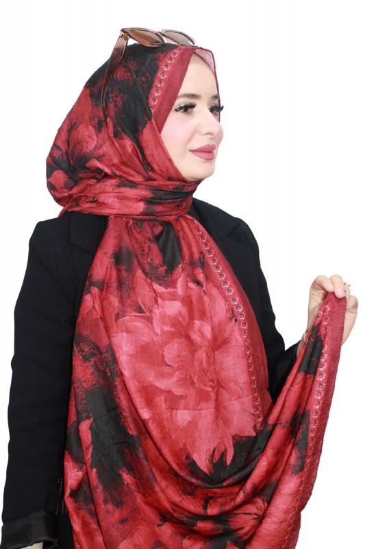 Mira İpek Bambu Crash Şal 5140-10