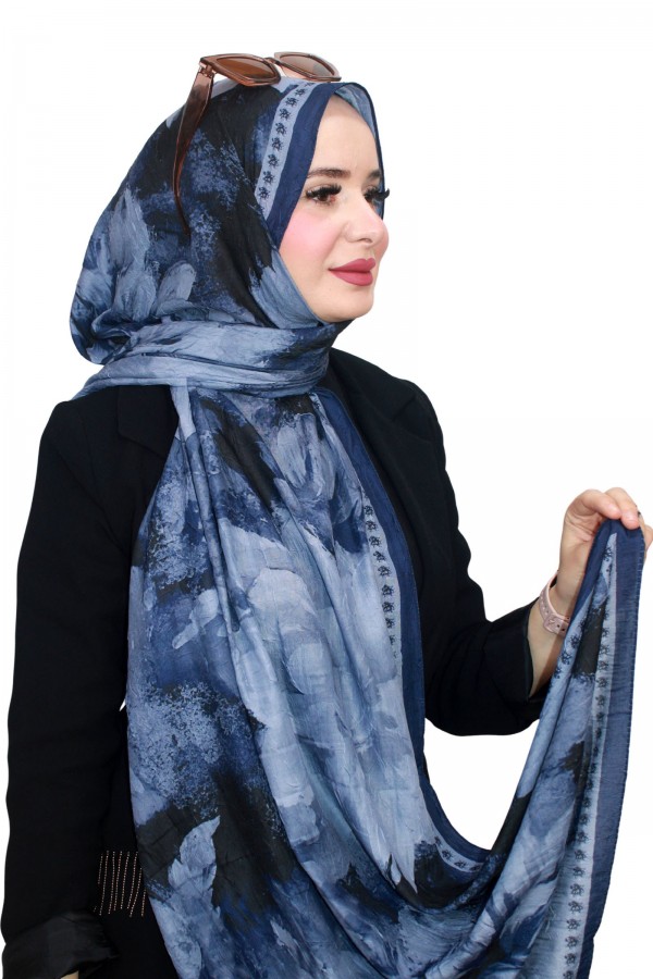 Mira İpek Bambu Crash Şal 5140-2