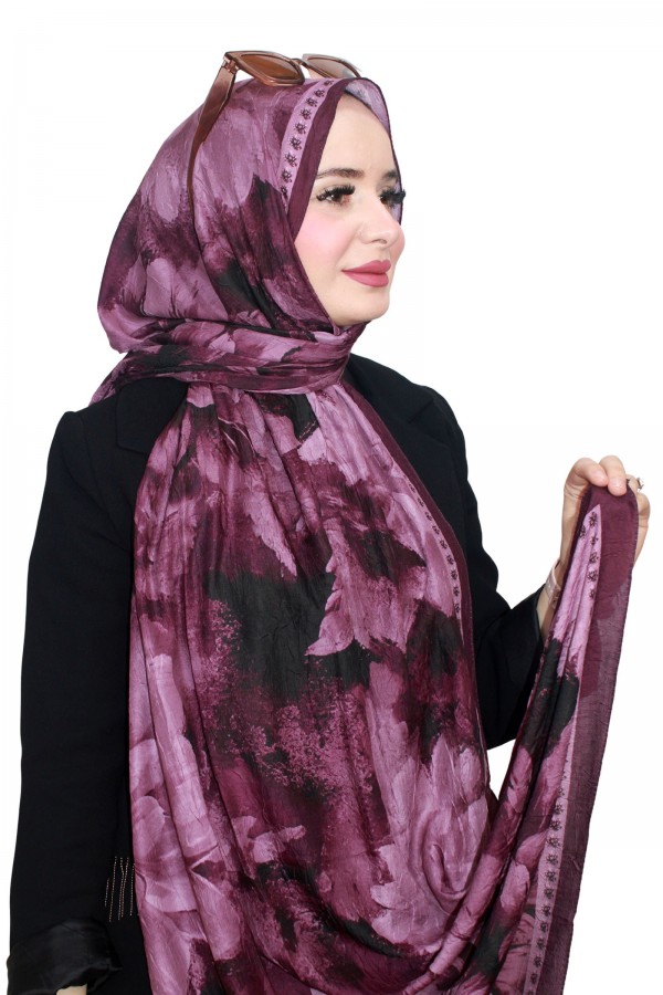 Mira İpek Bambu Crash Şal 5140-19