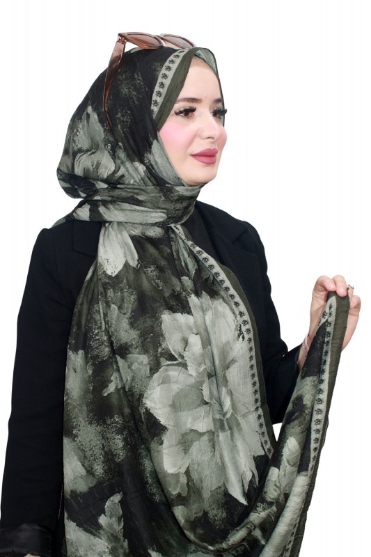 Mira İpek Bambu Crash Şal 5140-12