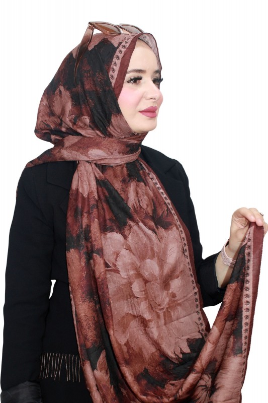 Mira İpek Bambu Crash Şal 5140-14