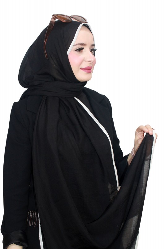 Mismara Biyeli Müslin Şal 5143-14