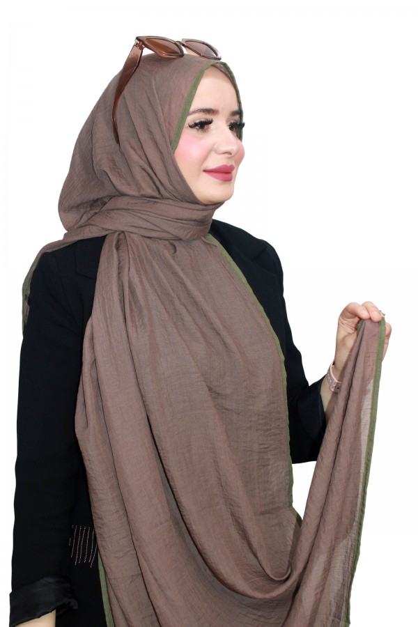 Mismara Biyeli Müslin Şal 5143-18