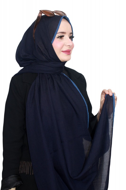 Mismara Biyeli Müslin Şal 5143-22