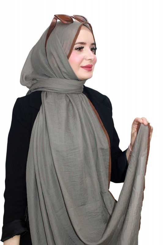 Mismara Biyeli Müslin Şal 5143-27