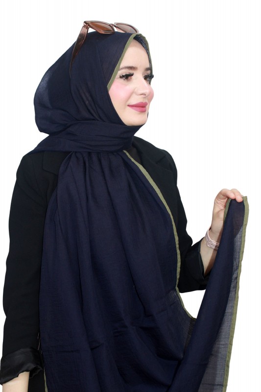 Mismara Biyeli Müslin Şal 5143-30