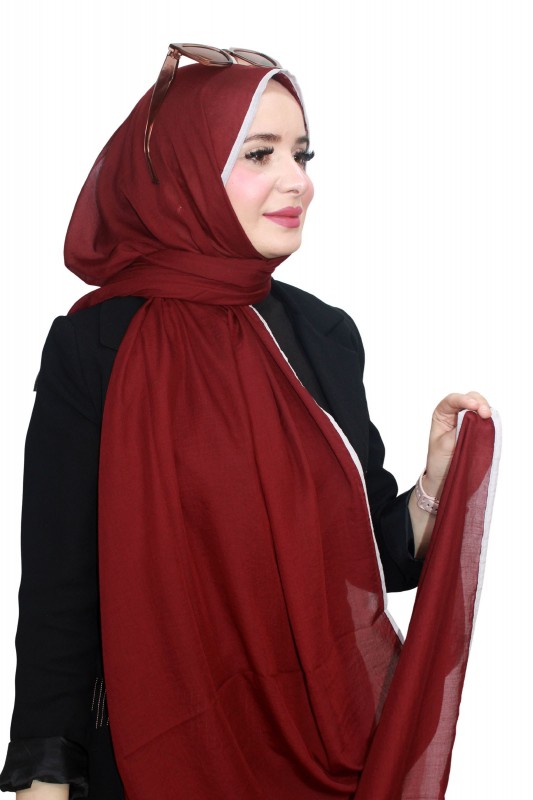 Mismara Biyeli Müslin Şal 5143-31