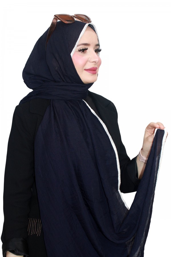 Mismara Biyeli Müslin Şal 5143-35