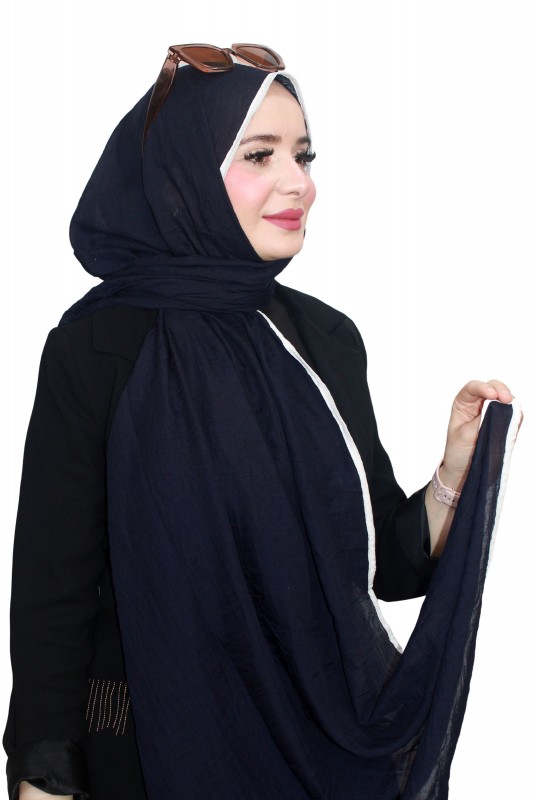 Mismara Biyeli Müslin Şal 5143-35