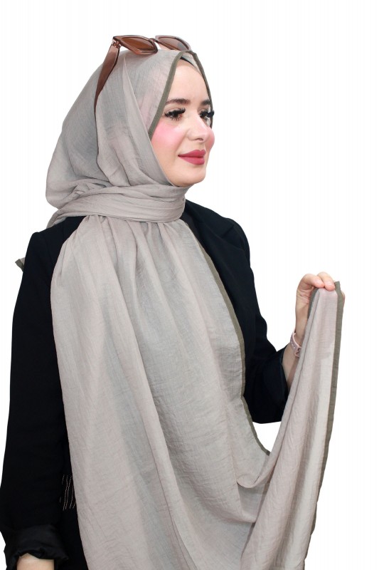 Mismara Biyeli Müslin Şal 5143-4