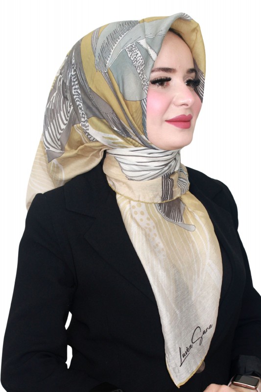 Luven Sara Tensel İpek Eşarp 4222-11