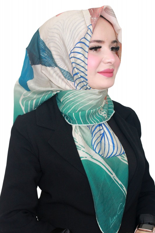 Luven Sara Tensel İpek Eşarp 4222-2