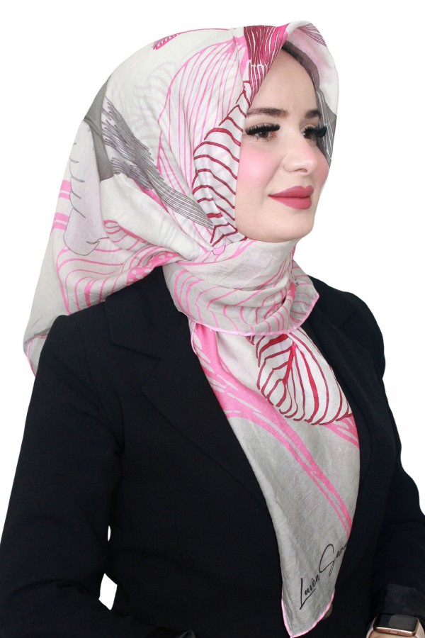 Luven Sara Tensel İpek Eşarp 4222-3