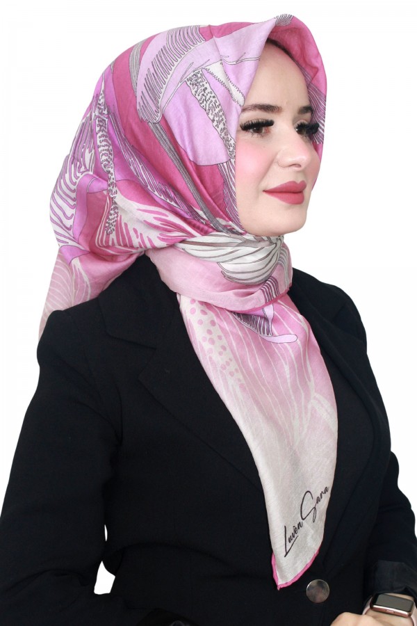 Luven Sara Tensel İpek Eşarp 4222-6