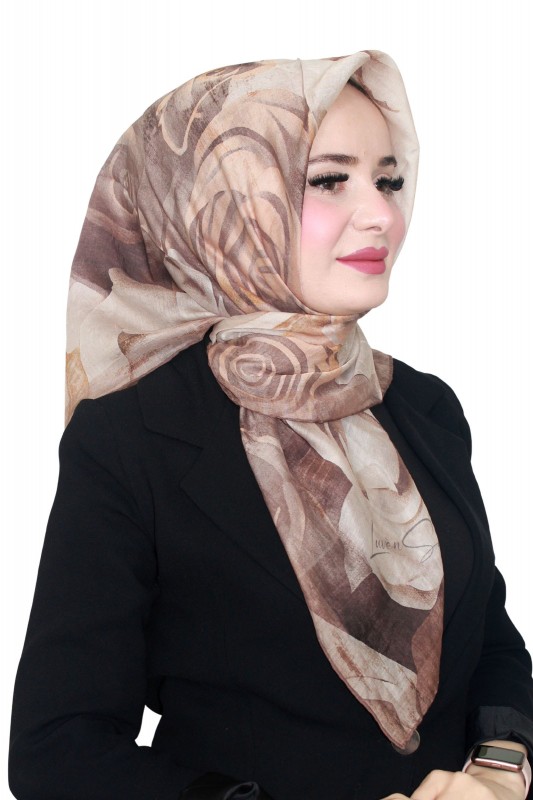 Luven Sara Tensel İpek Eşarp 4223-12