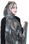 Locella Desenli Bambu Crash Şal 5144-3