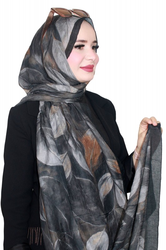 Locella Desenli Bambu Crash Şal 5144-4