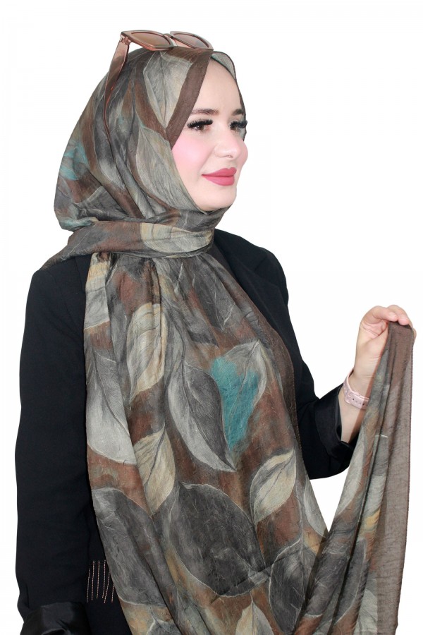 Locella Desenli Bambu Crash Şal 5144-8