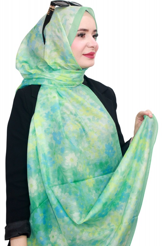 Özel Seri Zer Organik Pamuk Şal 5119-1