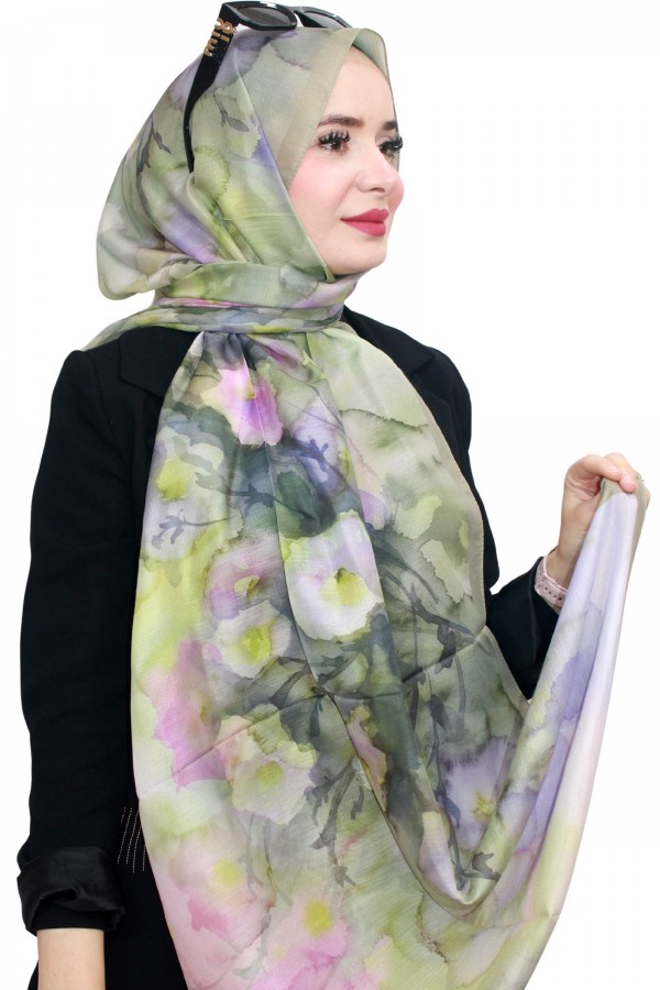 Özel Seri Zer Organik Pamuk Şal 5119-7