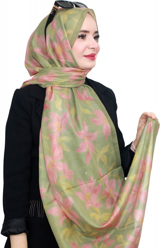 Özel Seri Zer Organik Pamuk Şal 5119-2