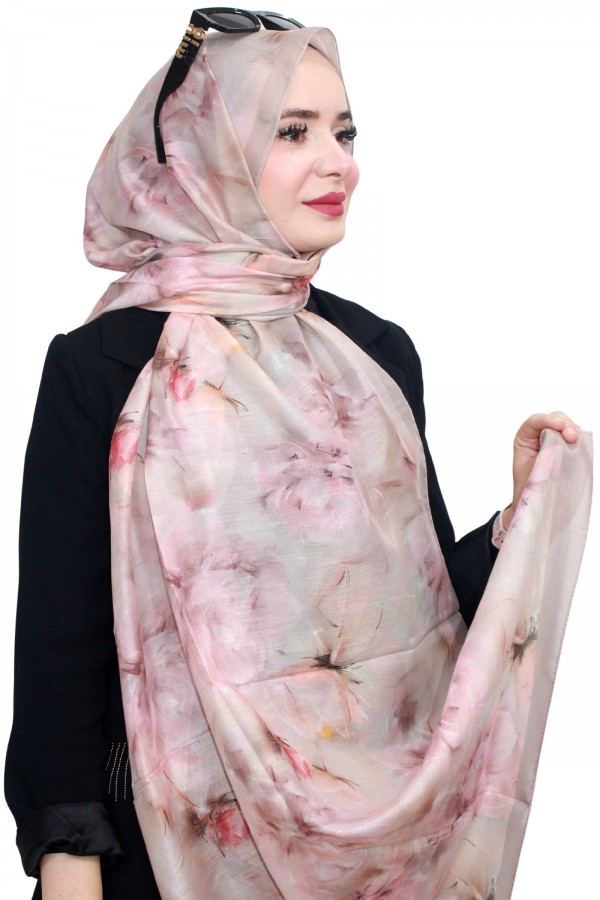 Özel Seri Zer Organik Pamuk Şal 5119-6