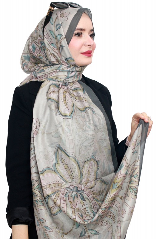 Özel Seri Zer Organik Pamuk Şal 5119-3