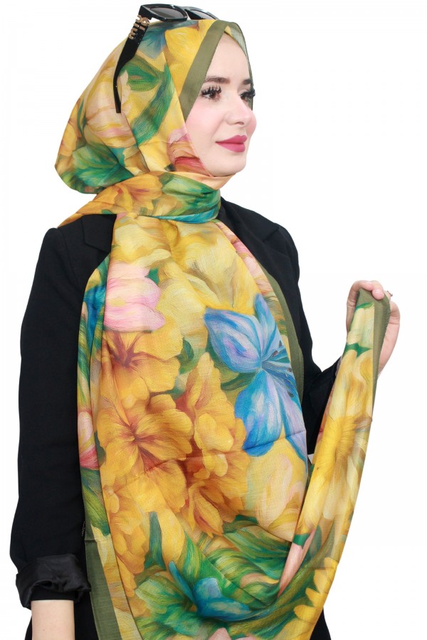 Özel Seri Zer Organik Pamuk Şal 5119-5