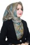 Özel Seri Zer Organik Pamuk Eşarp 4214-5