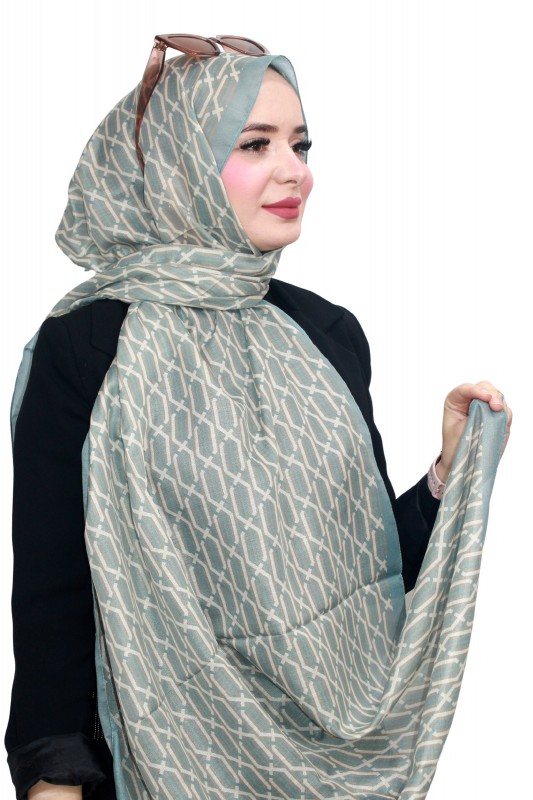 Zer Organik Pamuk Şal 5125-8