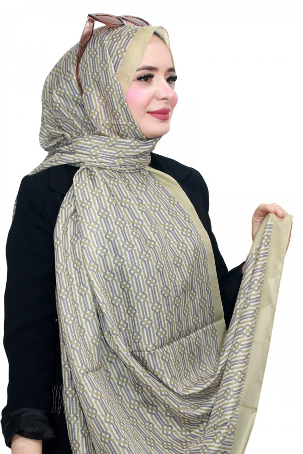 Zer Organik Pamuk Şal 5125-3