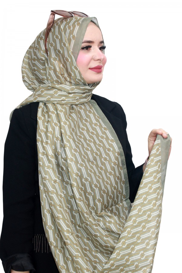 Zer Organik Pamuk Şall 5125-4