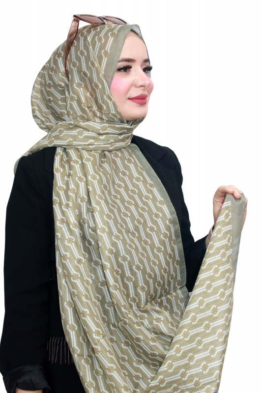 Zer Organik Pamuk Şall 5125-4