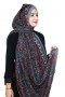 Desenli Bambu Crash Şal 5096-6