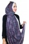 Desenli Bambu Crash Şal 5096-9