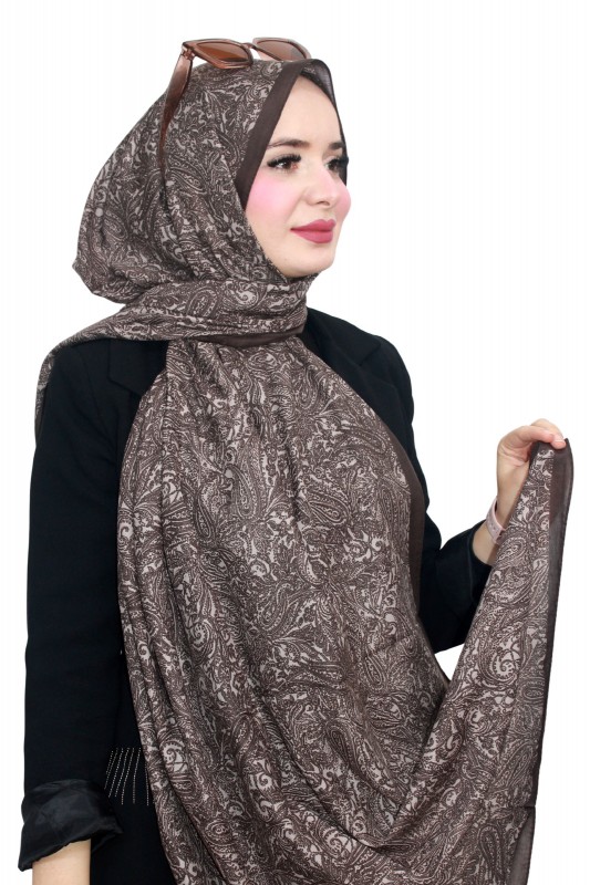 Şehri Şal Organik Pamuk Şal 5128-7