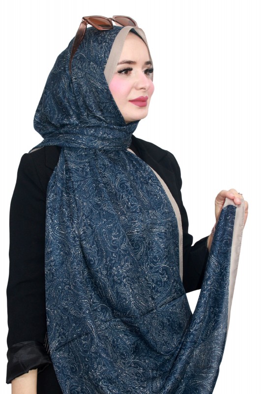 Şehri Şal Organik Pamuk Şal 5128-14