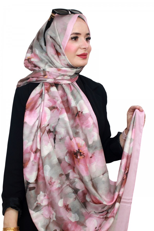 Locella Koza Pamuk Şal 5107-4