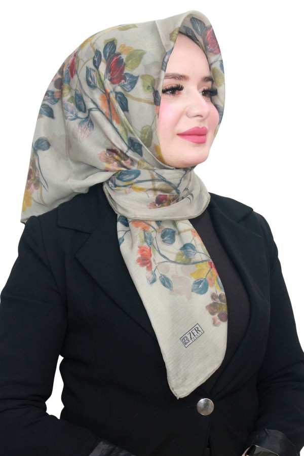 Zer Organik Pamuk Eşarp 4211-1