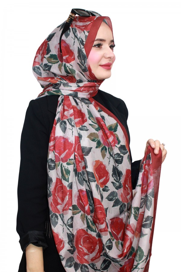 Locella Pamuk Vual Şal 5100-4